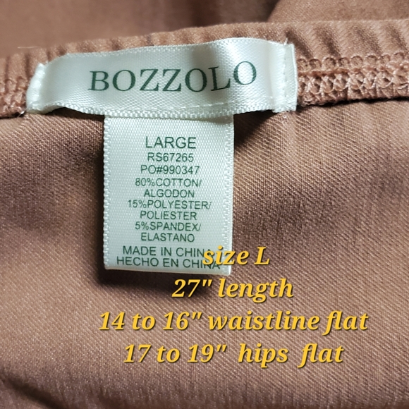 Dusty Pink Corset Pencil Skirt by Bozzolo - Picture 7 of 10